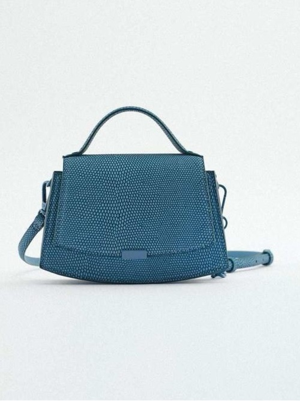 ZARA-Textured Top-Handle Crossbody  mini Bag